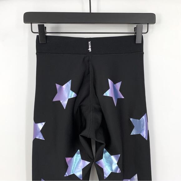 ULTRACOR Star Knockout Ultra High Leggings Black Iridescent Blue S - Picture 8 of 9